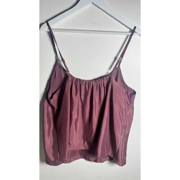 Athleta Calm Cool Cami Silky Plum Size 1X Plus Size Sleep Wear Spaghetti Straps - Picture 4 of 11